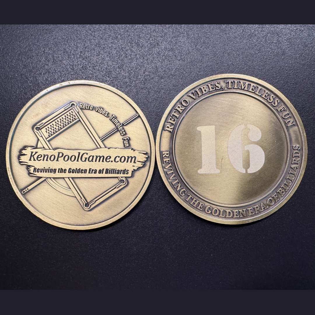 Numbered Coins – Built for Pool Halls, Perfect for Home Play