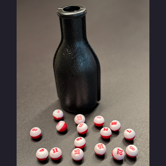 Keno Shaker Bottle with Peas– Compact & Durable